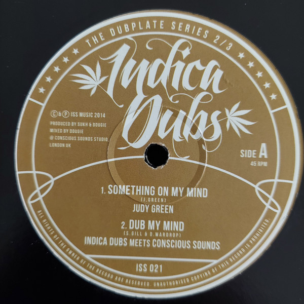 Judy Green - Something On My Mind | Indica Dubs (ISS 021) - main