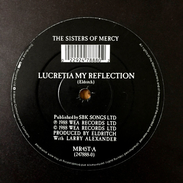 The Sisters Of Mercy - Lucretia My Reflection | Merciful Release (MR45T) - 3