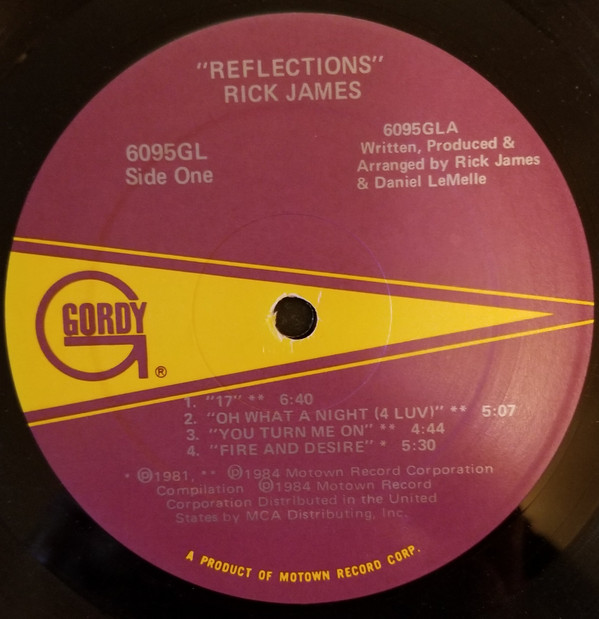 Rick James - Reflections | Gordy (6095GL)