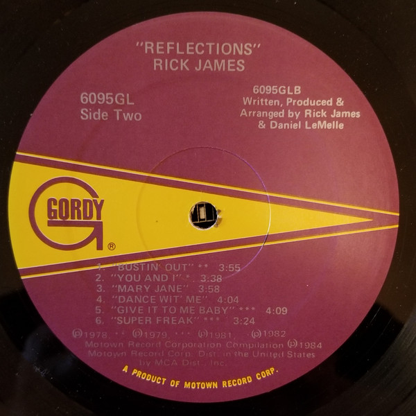 Rick James - Reflections | Gordy (6095GL) - 2