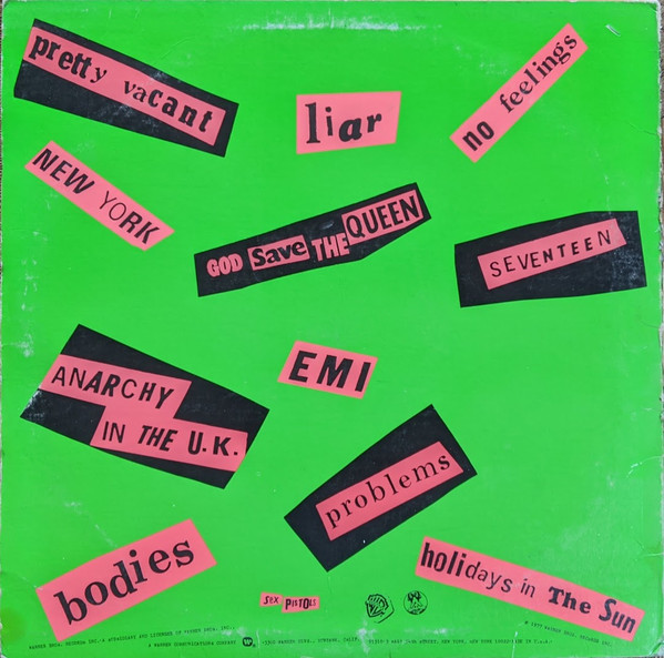 Sex Pistols - Never Mind The Bollocks Here's The Sex Pistols | Warner Bros. Records (BSK 3147) - 2