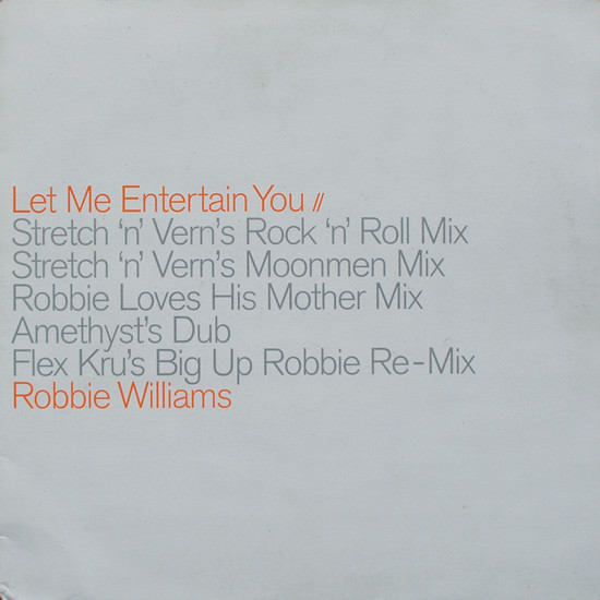 Robbie Williams - Let Me Entertain You | Chrysalis (12CHSDJD 5080) - main