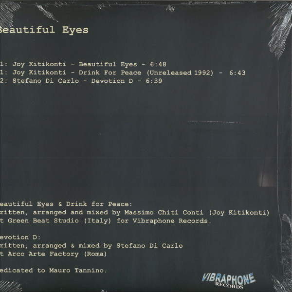 Joy Kitikonti & Stefano Di Carlo - Beautiful Eyes | Vibraphone Records (VIBR 007) - 2
