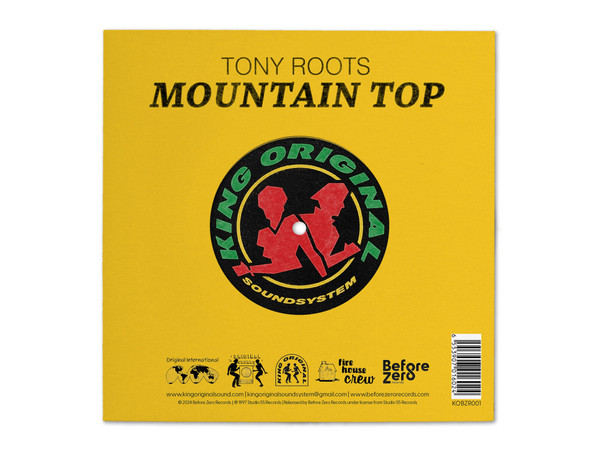 Tony Roots - Mountain Top | Before Zero Records (KOBZR001) - 2 Tony Roots - Mountain Top | Before Zero Records (KOBZR001) - 2