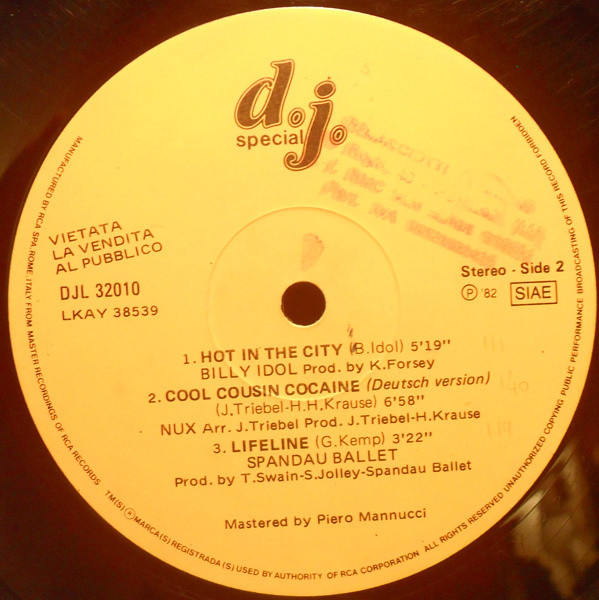 Various - Untitled | D.J. Special (DJL 32010) - 3