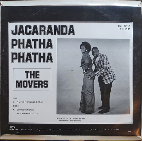 The Movers - Jacaranda Phatha Phatha | City Special (CYL 1037) - 2