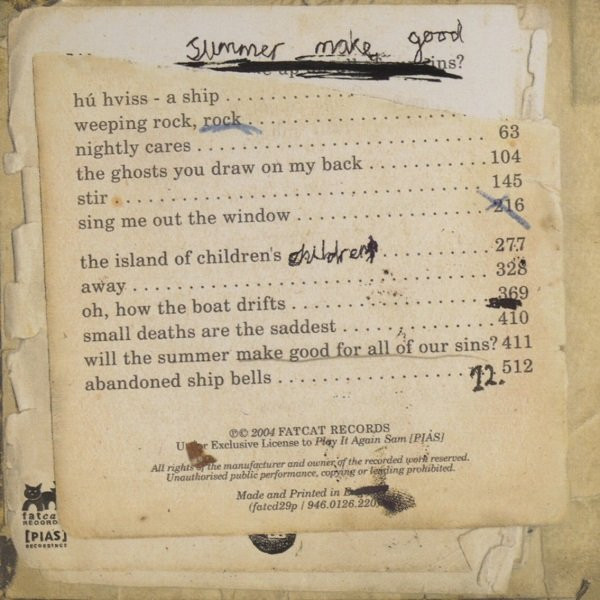 múm - Summer Make Good | FatCat Records (fatcd26p) - 2