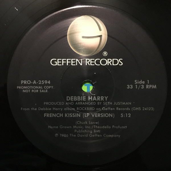 Deborah Harry - French Kissin | Geffen Records (PRO-A-2594) - 3