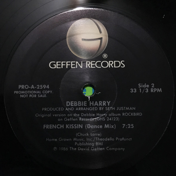 Deborah Harry - French Kissin | Geffen Records (PRO-A-2594) - 4