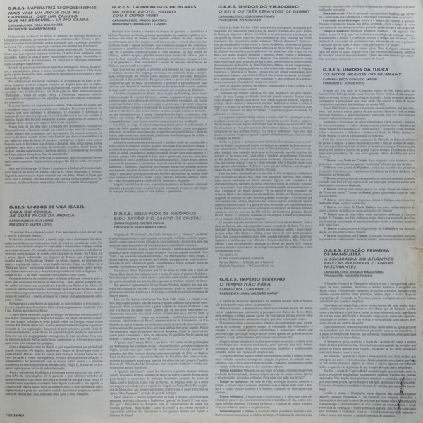 Various - Sambas De Enredo Das Escolas De Samba Do Grupo Especial - Carnaval 95 - Vol. 1 | RCA (7432124542-1) - 4 Various - Sambas De Enredo Das Escolas De Samba Do Grupo Especial - Carnaval 95 - Vol. 1 | RCA (7432124542-1) - 4