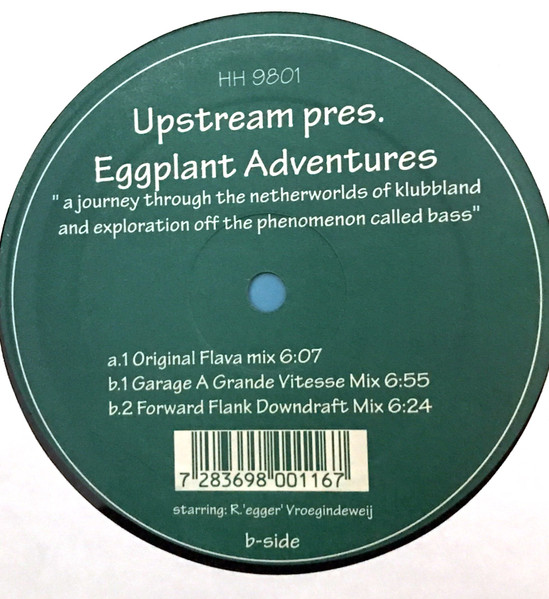 Upstream - Eggplant Adventures | Haunted House Records (HH 9801) Upstream - Eggplant Adventures | Haunted House Records (HH 9801)
