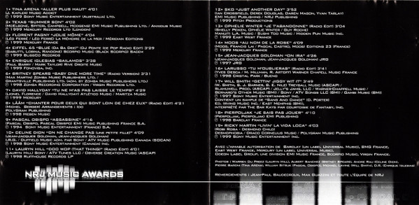 Various - NRJ Music Awards | Versailles (VER 4975482) - 2