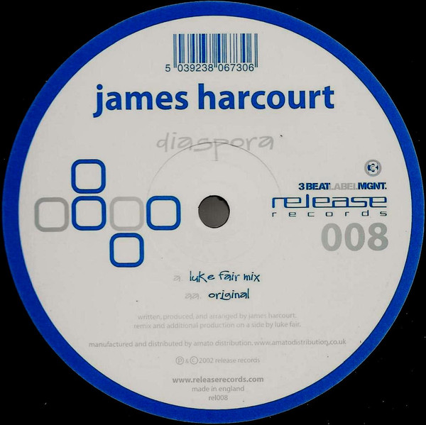 James Harcourt - Diaspora | Release Records (REL 008)