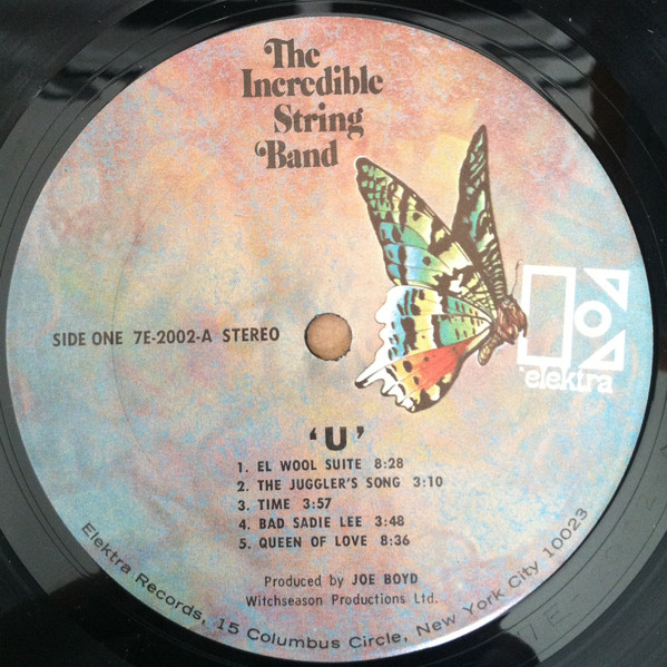 The Incredible String Band - U | Elektra (7E-2002) - 3