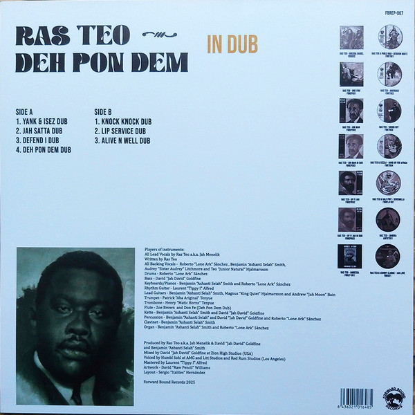 Ras Teo - Deh Pon Dem In Dub | Forward Bound Records (FBREP-007) - 2 Ras Teo - Deh Pon Dem In Dub | Forward Bound Records (FBREP-007) - 2