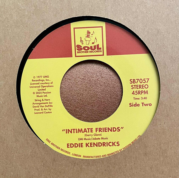 Eddie Kendricks - Date With The Rain / Intimate Friends | Soul Brother Records (SB7057) - 2 Eddie Kendricks - Date With The Rain / Intimate Friends | Soul Brother Records (SB7057) - 2