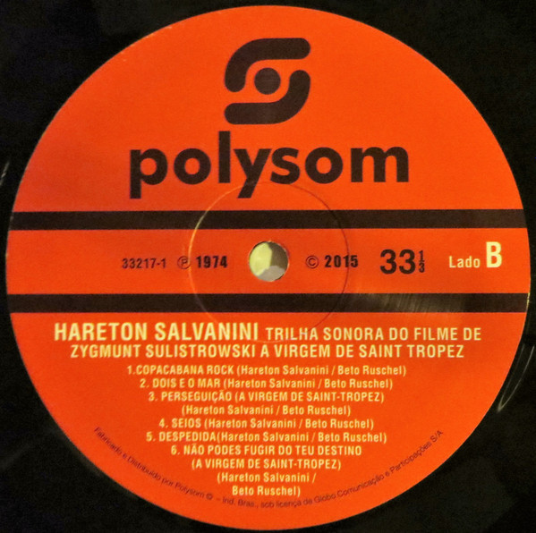 Hareton Salvanini - A Virgem De Saint Tropez | Polysom (33217-1) - 4