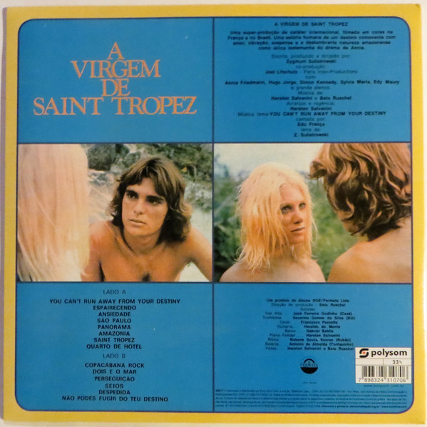 Hareton Salvanini - A Virgem De Saint Tropez | Polysom (33217-1) - 2