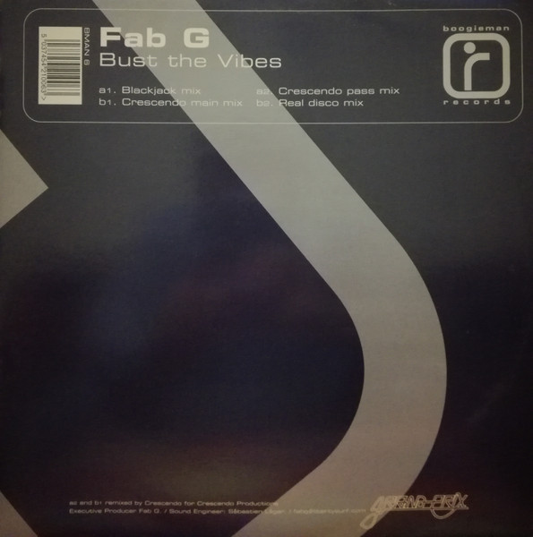 Fab G. - Bust The Vibes | Boogieman Records (BMAN 6)