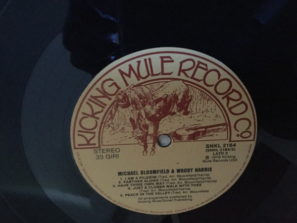 Mike Bloomfield & Woody Harris - Bloomfield Harris | Kicking Mule Records (SNKL 2164) - 3