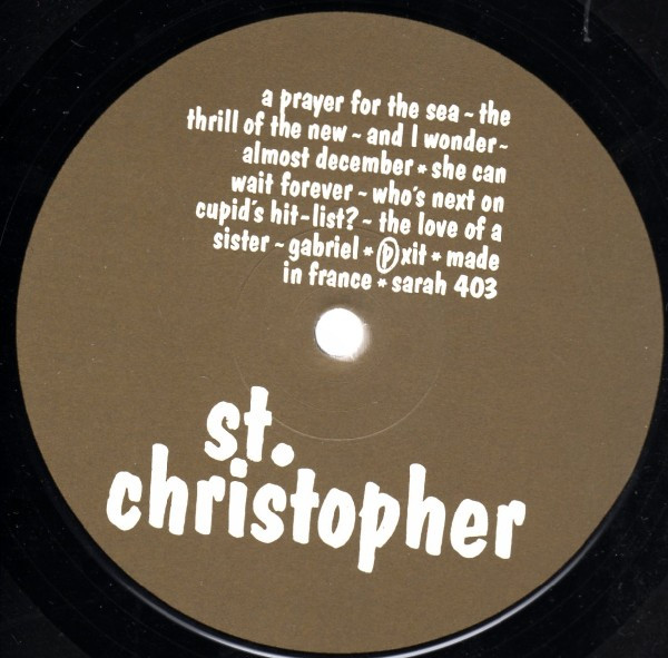 St. Christopher - Bacharach | Sarah Records (SARAH 403) - 2 St. Christopher - Bacharach | Sarah Records (SARAH 403) - 2