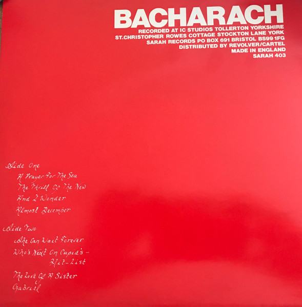 St. Christopher - Bacharach | Sarah Records (SARAH 403) - 4 St. Christopher - Bacharach | Sarah Records (SARAH 403) - 4