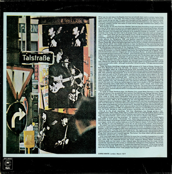 The Beatles - Live! At The Star Club In Hamburg, Germany; 1962 | Epic (EPC 88257) - 2