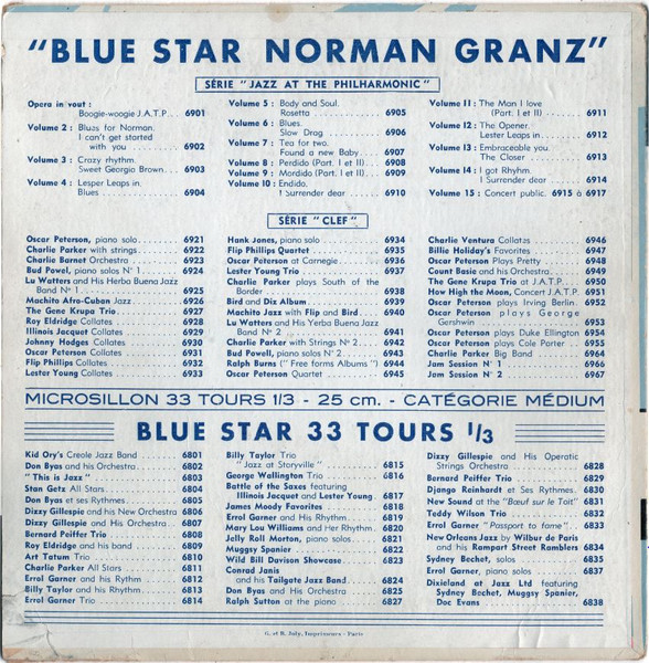 Don Byas Et Ses Rythmes - L'inimitable Don Byas Et Ses Rythmes Présente Les Plus Célèbres Mélodies Américaines | Blue Star (N° 6802) - 2