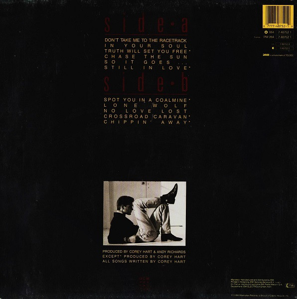 Corey Hart - Young Man Running | EMI-Manhattan Records (064 7 48752 1) - 2