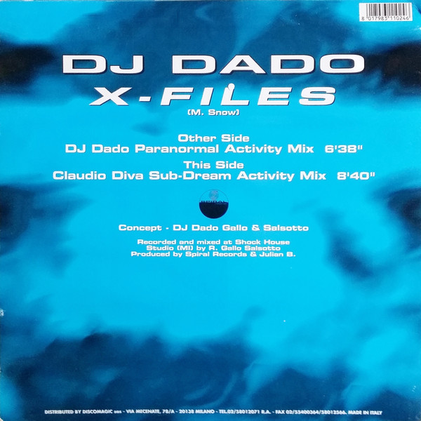 DJ Dado - X-Files | Subway Records (SUB 116) - 2 DJ Dado - X-Files | Subway Records (SUB 116) - 2