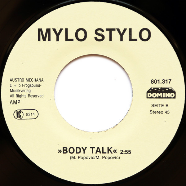 Mylo Stylo - Paula / Body Talk | Domino (801.317) - 4