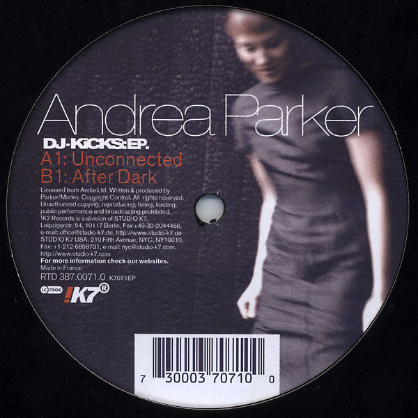 Andrea Parker - DJ-Kicks:EP. | !K7 Records (K7071EP) - main