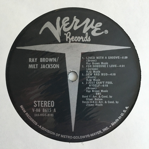 Ray Brown / Milt Jackson - Ray Brown / Milt Jackson | Verve Records (V6-8615) - 3 Ray Brown / Milt Jackson - Ray Brown / Milt Jackson | Verve Records (V6-8615) - 3