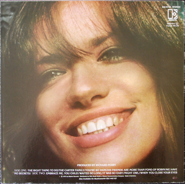 Carly Simon - No Secrets | Elektra (ELK 42 127) - 2 Carly Simon - No Secrets | Elektra (ELK 42 127) - 2