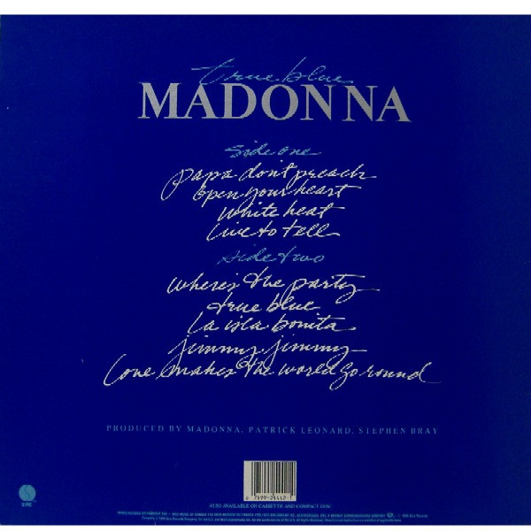 Madonna - True Blue | Sire (92 54421) - 2