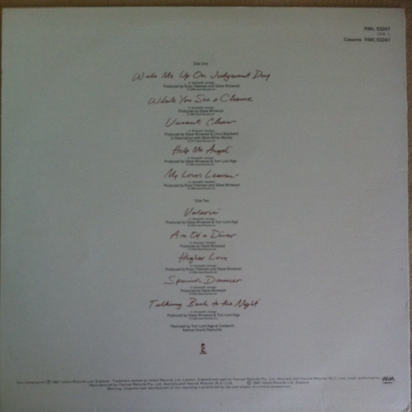 Steve Winwood - Chronicles | Festival Records (RML 53247) - 2 Steve Winwood - Chronicles | Festival Records (RML 53247) - 2
