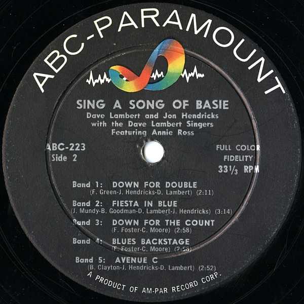 Lambert, Hendricks & Ross - Sing A Song Of Basie | ABC-Paramount (ABC-223) - 4 Lambert, Hendricks & Ross - Sing A Song Of Basie | ABC-Paramount (ABC-223) - 4