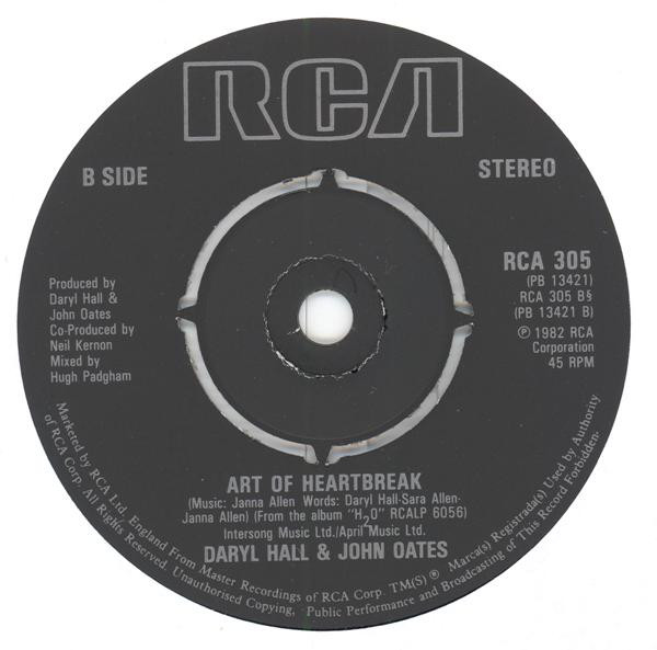 Daryl Hall & John Oates - One On One | RCA (RCA 305) - 4