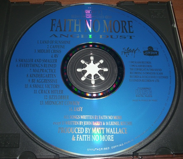 Faith No More - Angel Dust | Slash (828 401-2) - 2