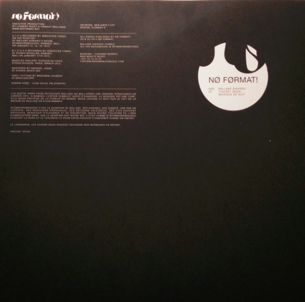Ballaké Sissoko , Vincent Segal - Musique De Nuit | No Format (NØF 30 LP) - 4