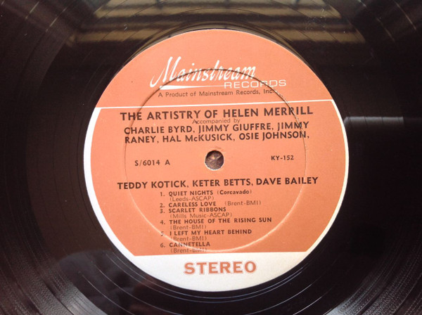 Helen Merrill - The Artistry Of Helen Merrill | Mainstream Records (S/6014) - 2 Helen Merrill - The Artistry Of Helen Merrill | Mainstream Records (S/6014) - 2
