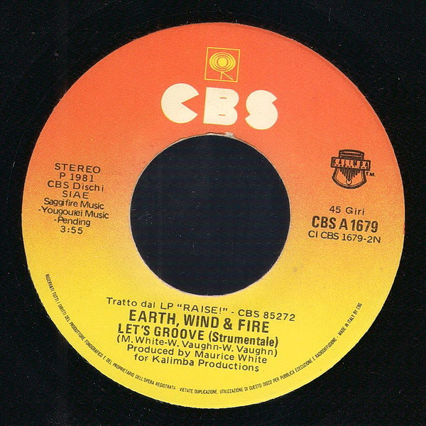 Earth, Wind & Fire - Let's Groove | CBS (A 1679) - 4