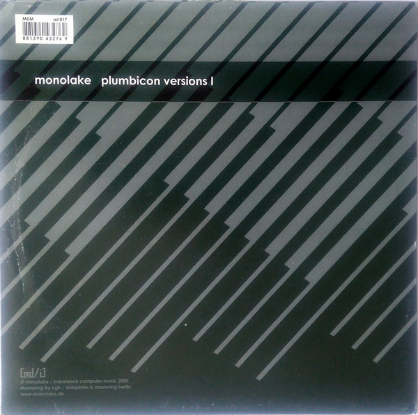 Monolake - Plumbicon Versions I | Monolake / Imbalance Computer Music (ml 017) - 2 Monolake - Plumbicon Versions I | Monolake / Imbalance Computer Music (ml 017) - 2