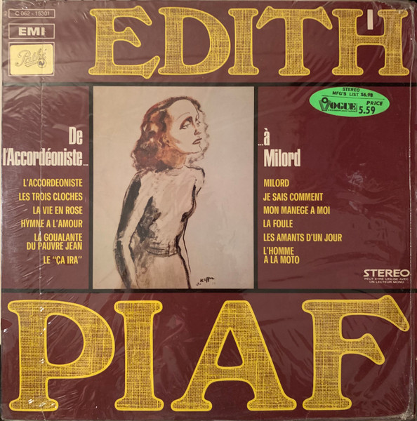 Edith Piaf - De L'accordéoniste À Milord - Vol. 1 | Columbia (2 C 062-15301) - main