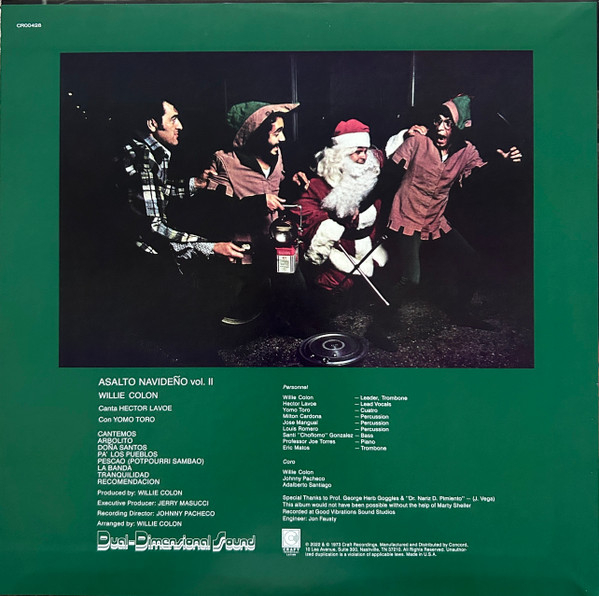 Willie Colón Canta: Hector Lavoe Con Yomo Toro - Asalto Navideño, Vol. II | Craft Recordings (CR00428) - 2 Willie Colón Canta: Hector Lavoe Con Yomo Toro - Asalto Navideño, Vol. II | Craft Recordings (CR00428) - 2