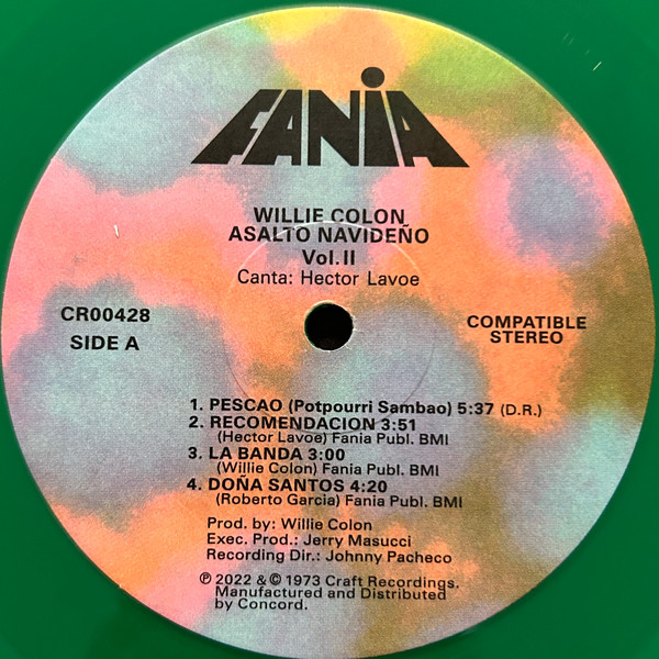 Willie Colón Canta: Hector Lavoe Con Yomo Toro - Asalto Navideño, Vol. II | Craft Recordings (CR00428) - 3 Willie Colón Canta: Hector Lavoe Con Yomo Toro - Asalto Navideño, Vol. II | Craft Recordings (CR00428) - 3