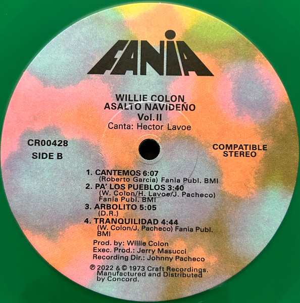 Willie Colón Canta: Hector Lavoe Con Yomo Toro - Asalto Navideño, Vol. II | Craft Recordings (CR00428) - 4 Willie Colón Canta: Hector Lavoe Con Yomo Toro - Asalto Navideño, Vol. II | Craft Recordings (CR00428) - 4