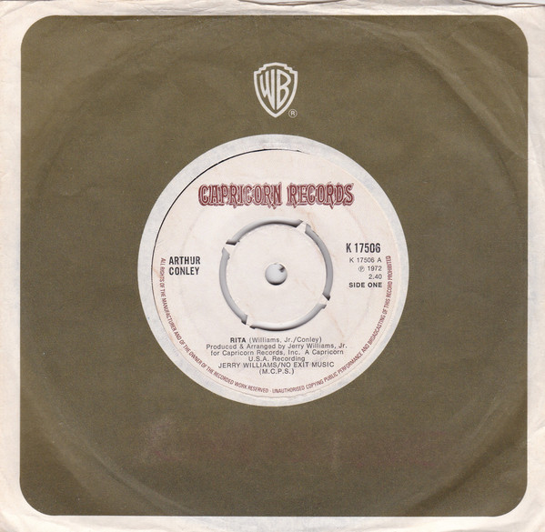 Arthur Conley - Rita | Capricorn Records (K 17506) - 3