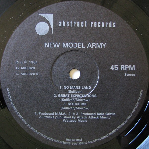 New Model Army - The Price | Abstract Records (12 ABS 028) - 4 New Model Army - The Price | Abstract Records (12 ABS 028) - 4