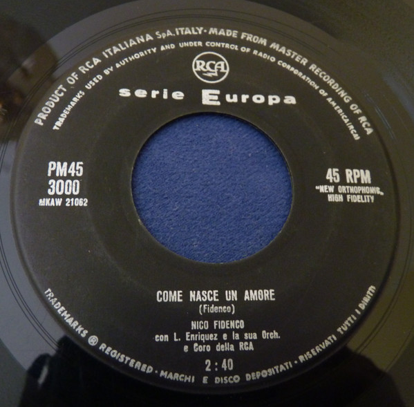 Nico Fidenco - Exodus | RCA Victor (PM45 3000) - 3